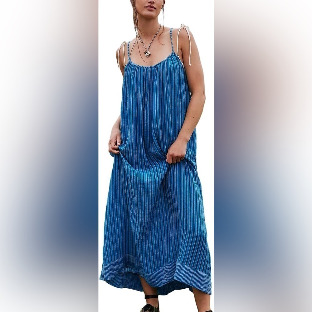 New Free People Rio Reversible Midi dress size XS - Picture 4 of 15